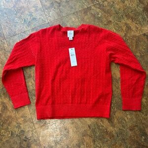 Calvin Klein Crewneck Sweater in “Adrenaline Rush” Women’s Large